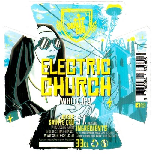 Etiquette BRASSERIE SAINTE-CRUCIENNE 52