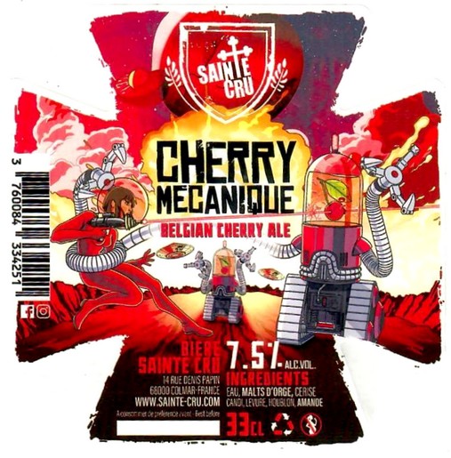 Etiquette BRASSERIE SAINTE-CRUCIENNE 53