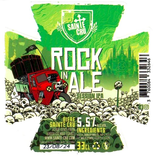 Etiquette BRASSERIE SAINTE-CRUCIENNE 59