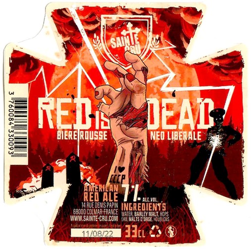 Etiquette BRASSERIE SAINTE CRUCIENNE 69