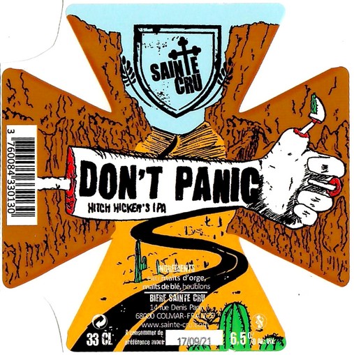 Etiquette BRASSERIE SAINTE CRUCIENNE 76