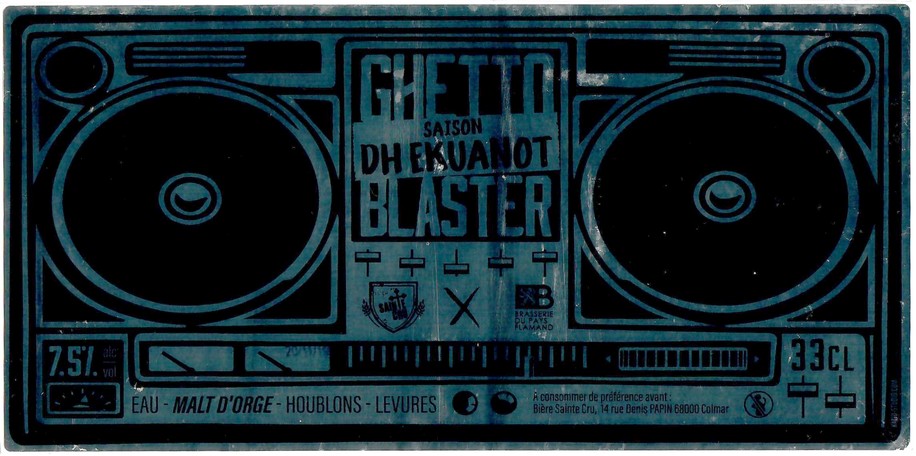 Etiquette BRASSERIE SAINTE CRUCIENNE 77