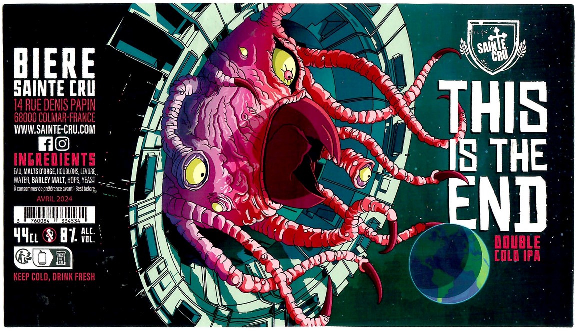 Etiquette BRASSERIE SAINTE CRUCIENNE 83