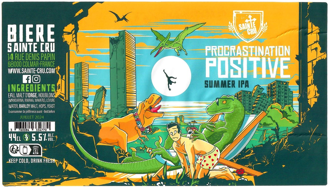 Etiquette BRASSERIE SAINTE CRUCIENNE 86