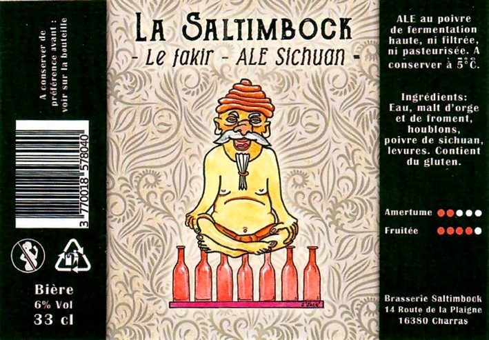 Etiquette BRASSERIE SALTIMBOCK 01