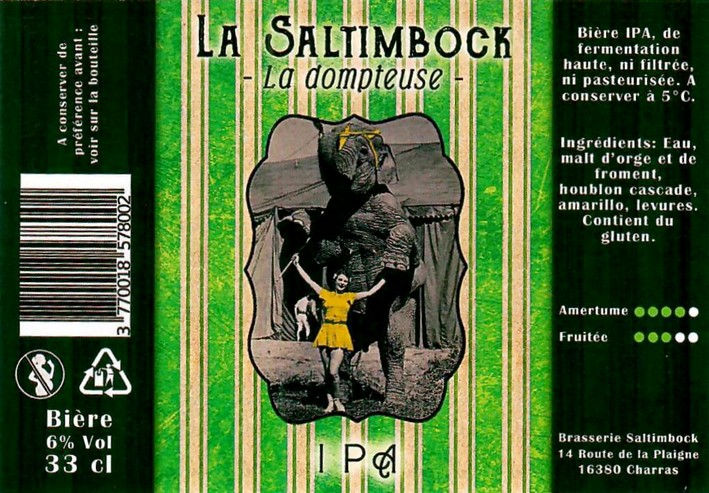 Etiquette BRASSERIE SALTIMBOCK 04