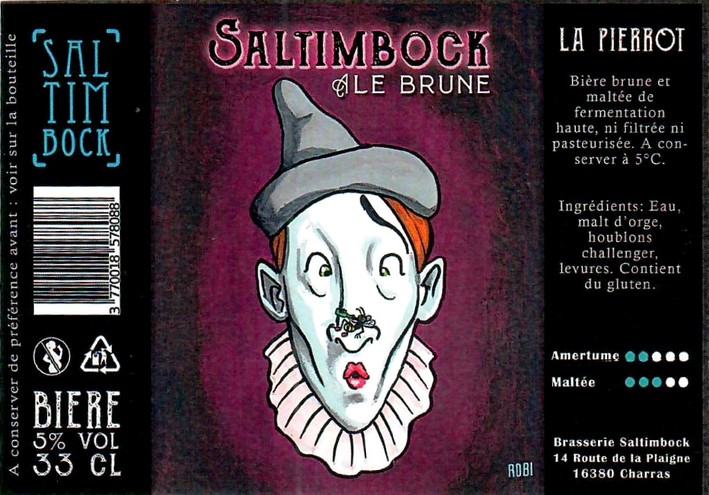 Etiquette BRASSERIE SALTIMBOCK 05