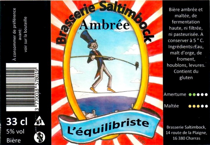 Etiquette BRASSERIE SALTIMBOCK 07