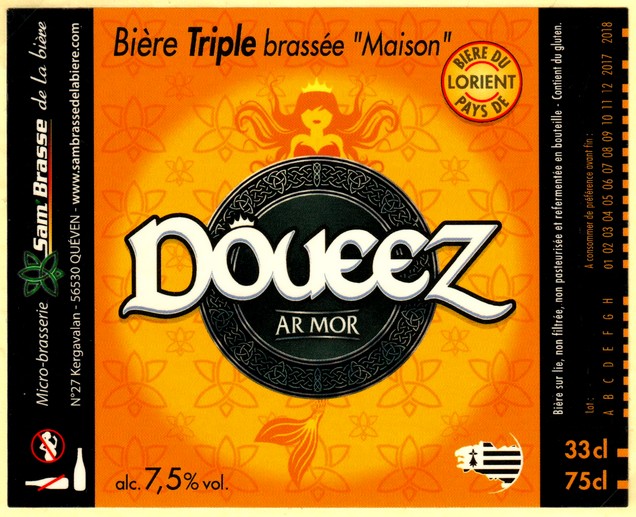 etiquette BRASSERIE SAM BRASSE DE LA BIERE 05