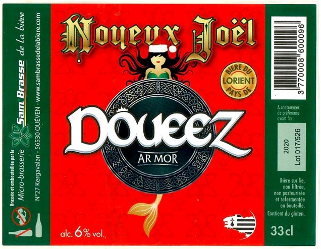 Etiquette BRASSERIE SAM BRASSE DE LA BIERE 14