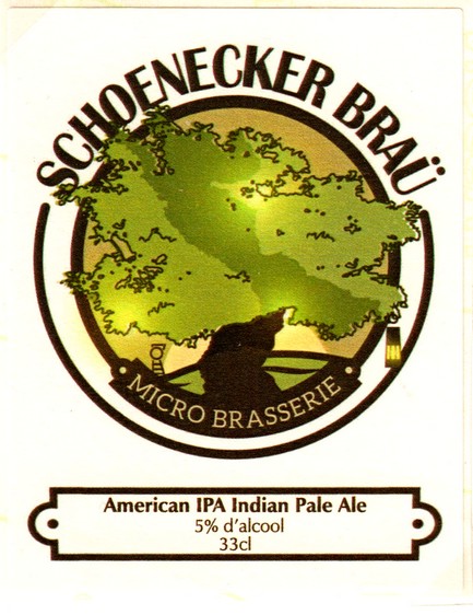 etiquette BRASSERIE SCHOENECKER BRAU 05