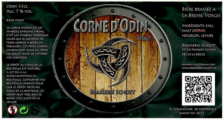 Etiquette BRASSERIE SCHOTT 03