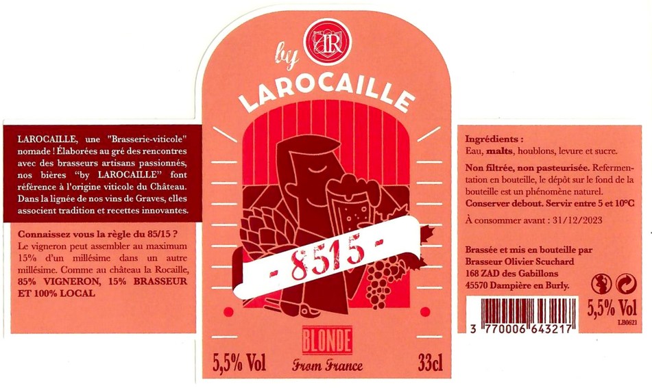 Etiquette BRASSERIE SCHUCHARD 07