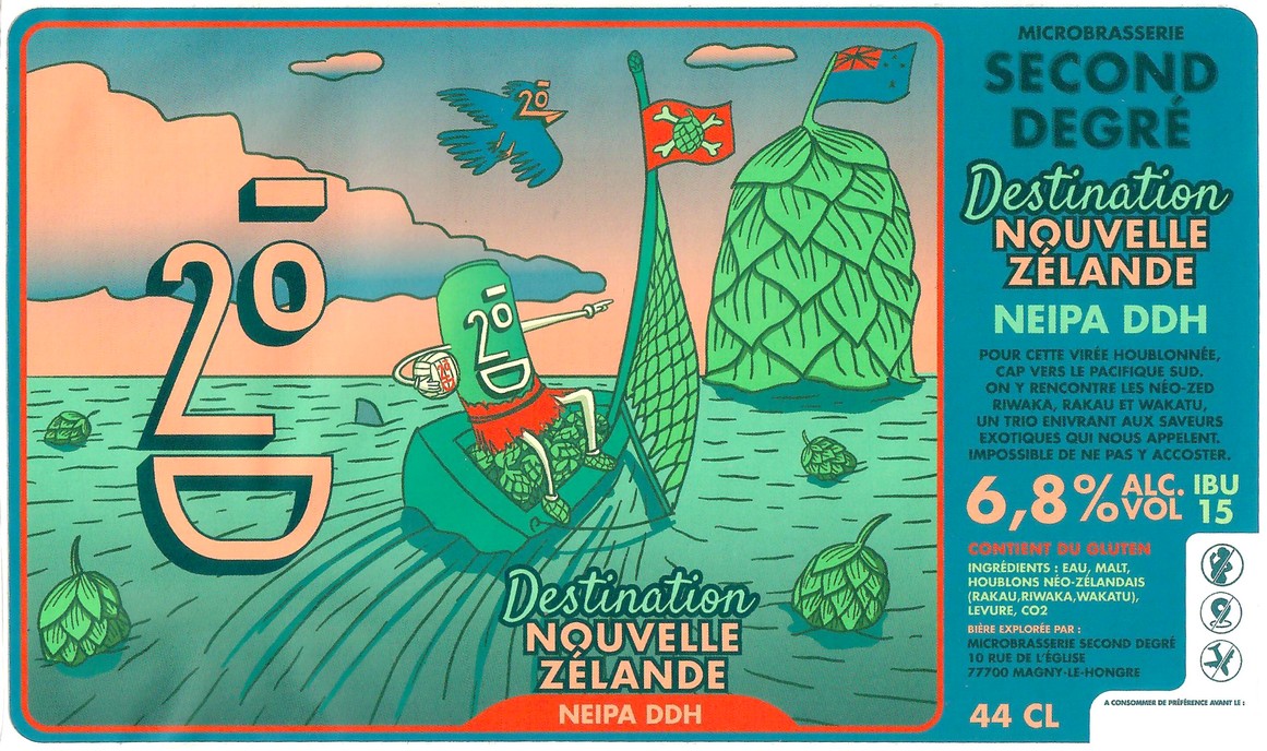 Etiquette BRASSERIE SECOND DEGRE 29