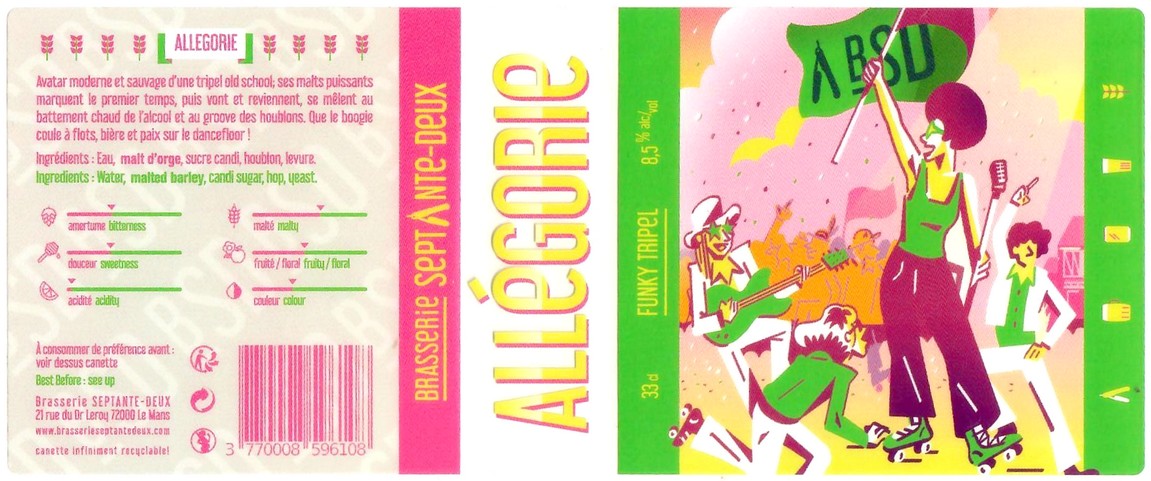 Etiquette BRASSERIE SEPTANTE DEUX 06