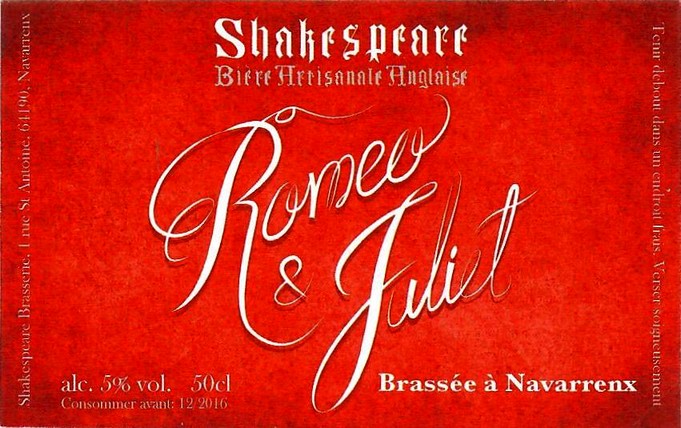 etiquette BRASSERIE SHAKESPEARE 02