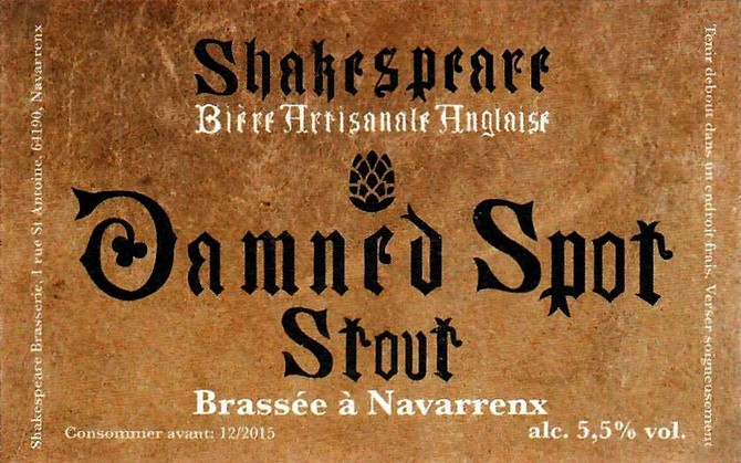 etiquette BRASSERIE SHAKESPEARE 03