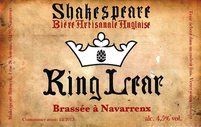 etiquette BRASSERIE SHAKESPEARE 04