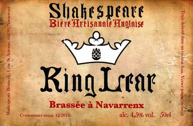 etiquette BRASSERIE SHAKESPEARE 06