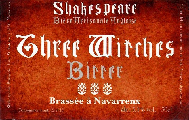 etiquette BRASSERIE SHAKESPEARE 07