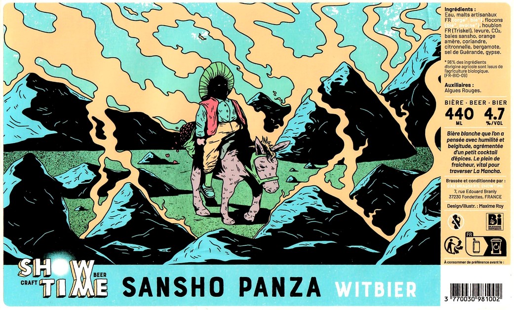 Etiquette BRASSERIE SHOWTIME 01