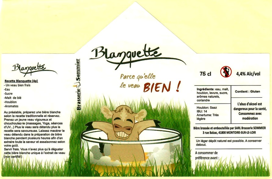 etiquette BRASSERIE SOMMIER 10