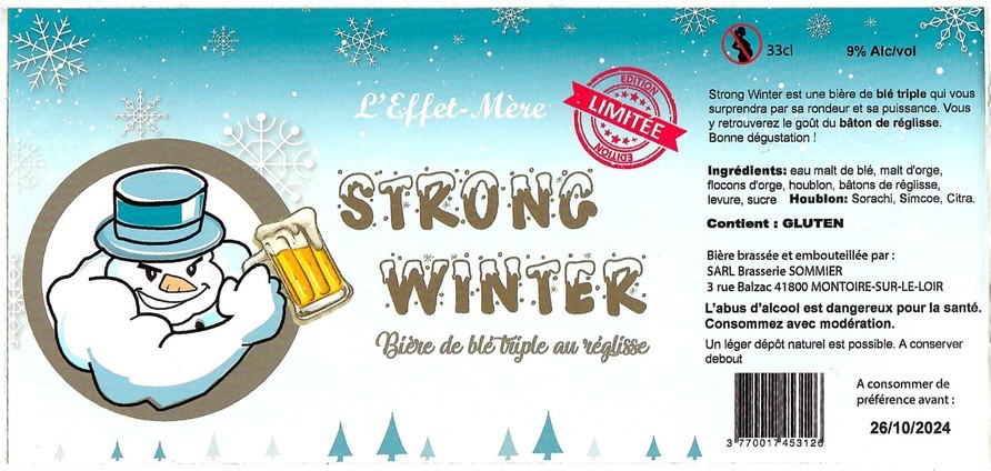 Etiquette BRASSERIE SOMMIER 12