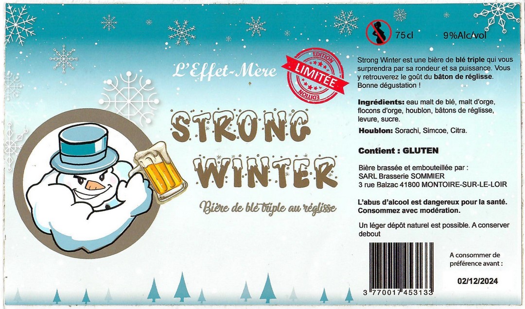 Etiquette BRASSERIE SOMMIER 13