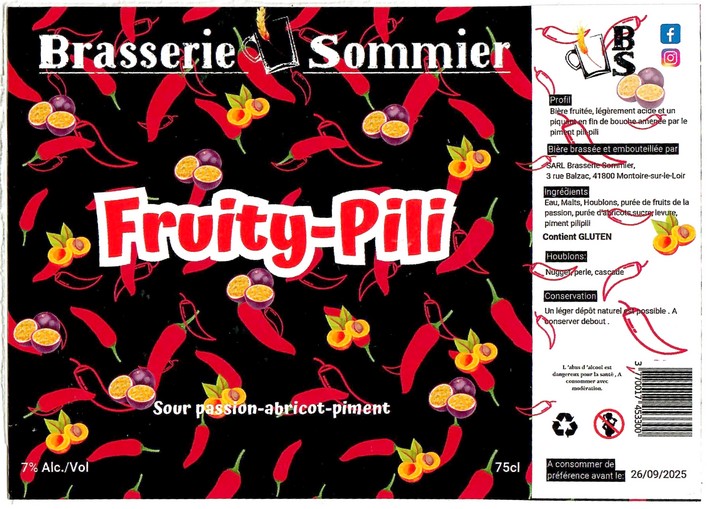 Etiquette BRASSERIE SOMMIER 21