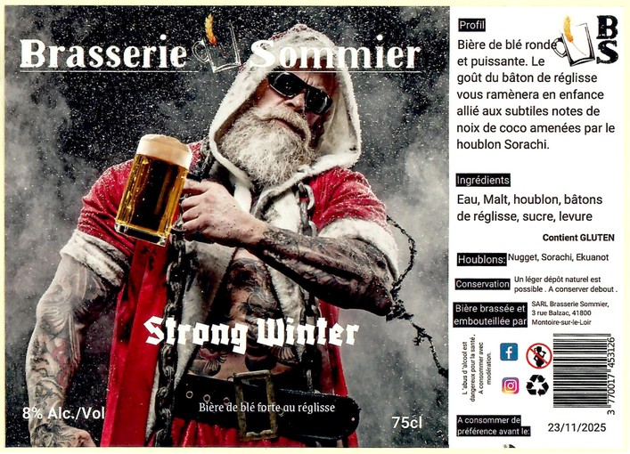 Etiquette BRASSERIE SOMMIER 25