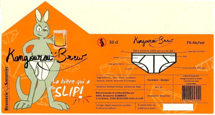 Etiquette BRASSERIE SOMMIER 27