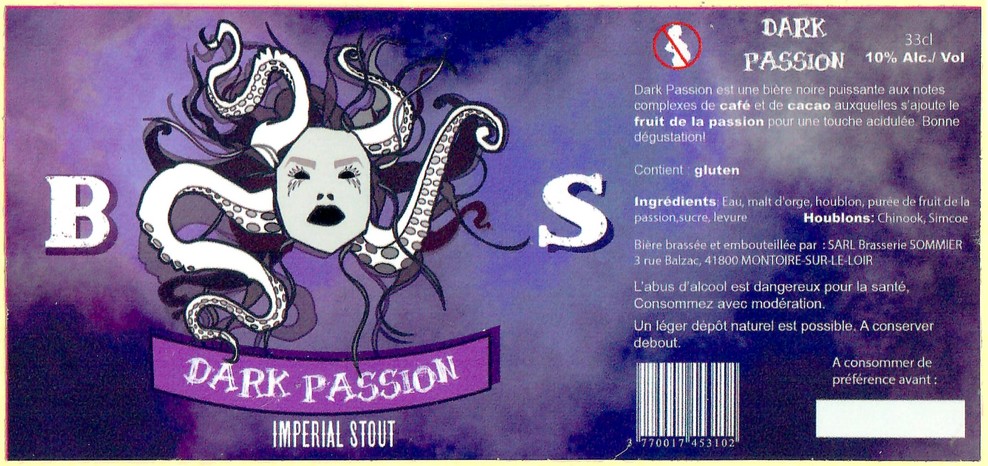 Etiquette BRASSERIE SOMMIER 31