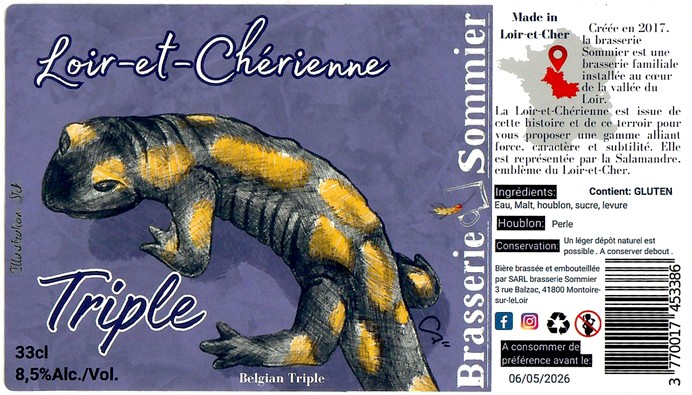 Etiquette BRASSERIE SOMMIER 43