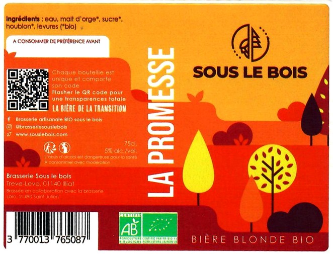 etiquette BRASSERIE SOUS LE BOIS 05