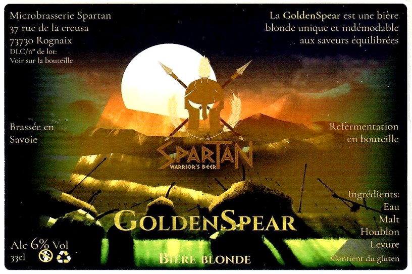 Etiquette BRASSERIE SPARTAN 01