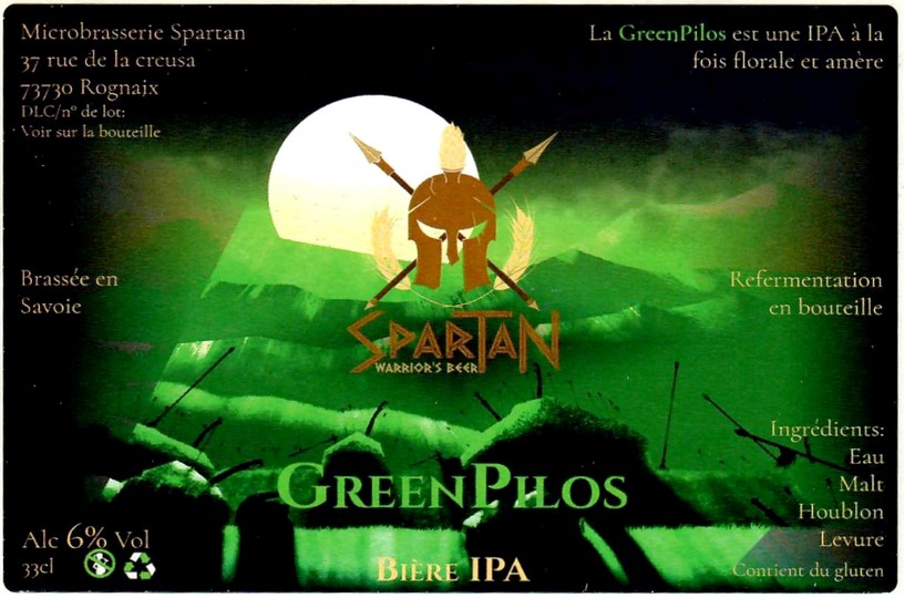 Etiquette BRASSERIE SPARTAN 04