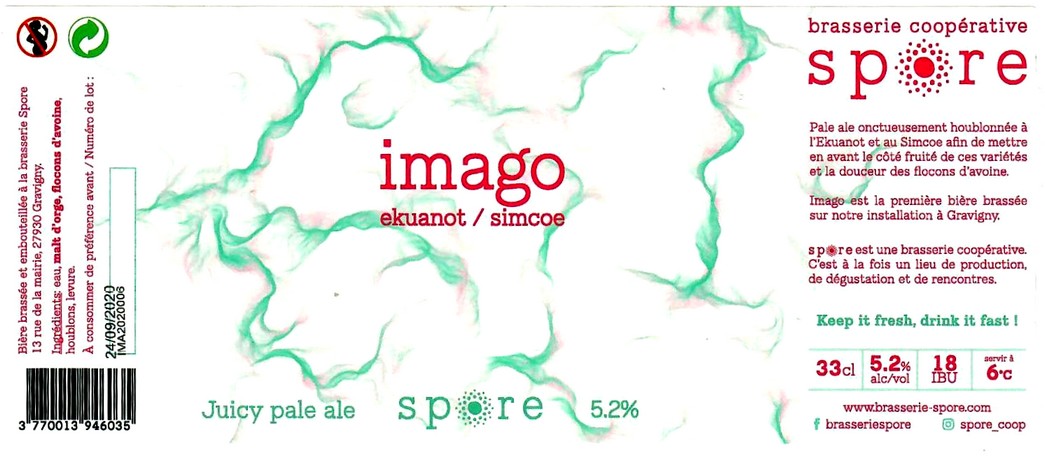 etiquette BRASSERIE SPORE 04