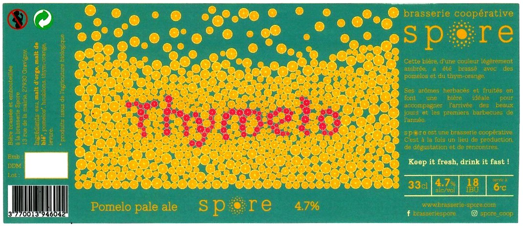 etiquette BRASSERIE SPORE 05