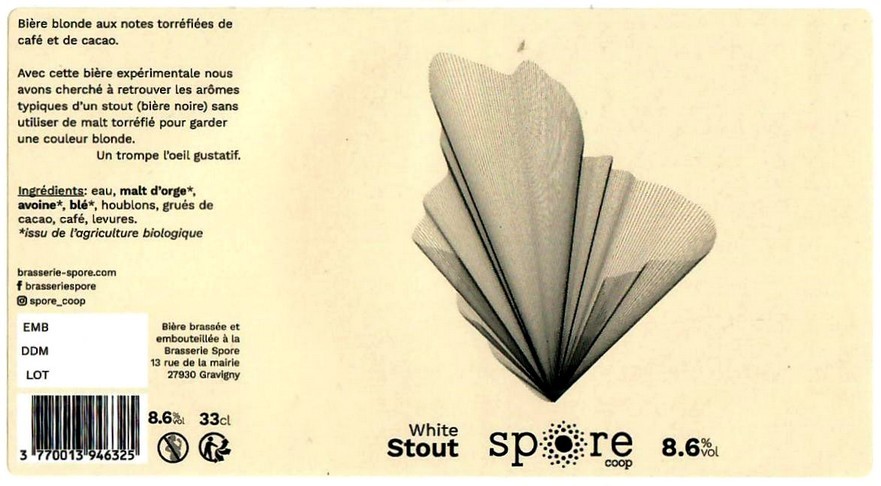 Etiquette BRASSERIE SPORE 24