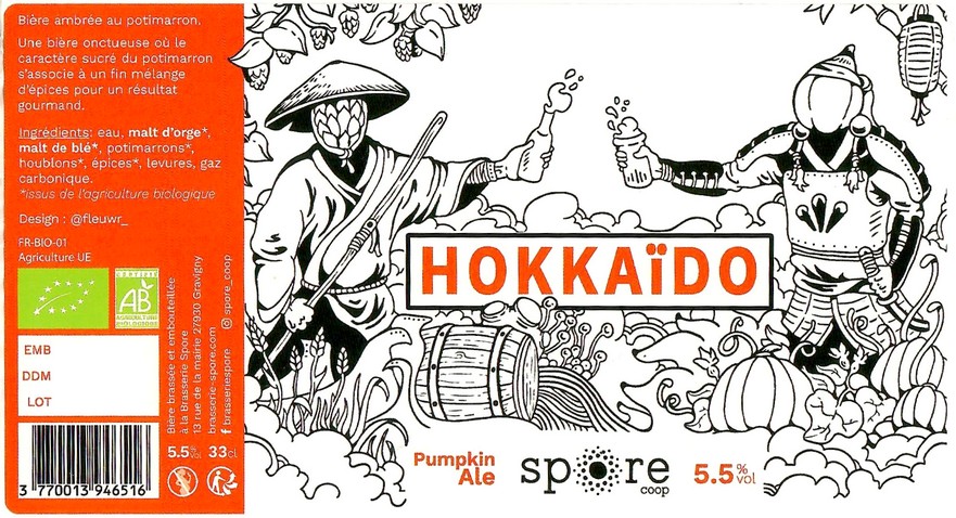 Etiquette BRASSERIE SPORE 32