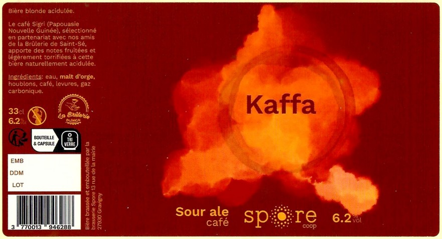 Etiquette BRASSERIE SPORE 35