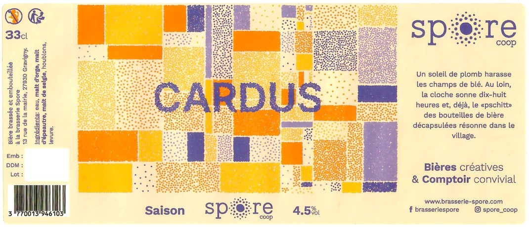 Etiquette BRASSERIE SPORE 43