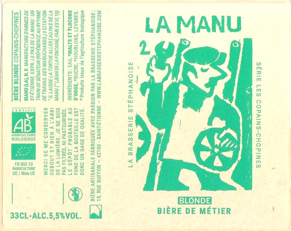 Etiquette BRASSERIE STEPHANOISE 30