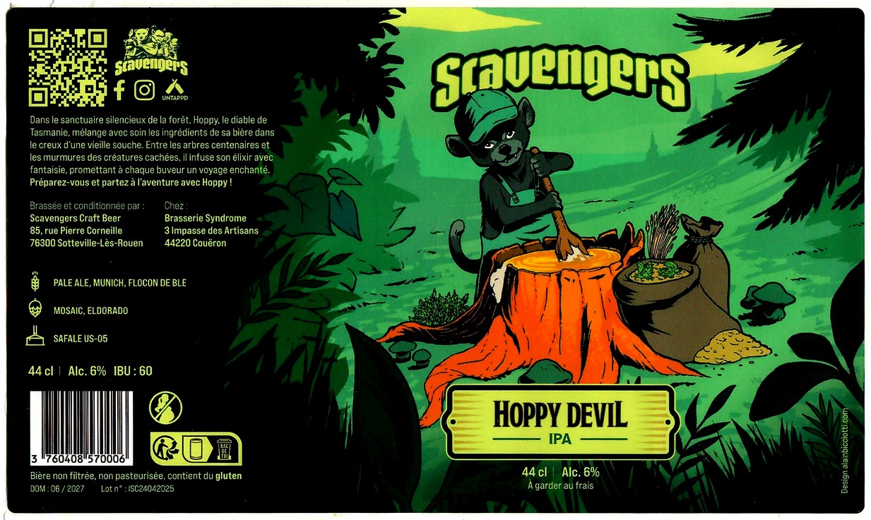 Etiquette BRASSERIE SYNDROME 08