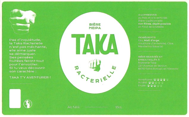 Etiquette BRASSERIE TAKA 03