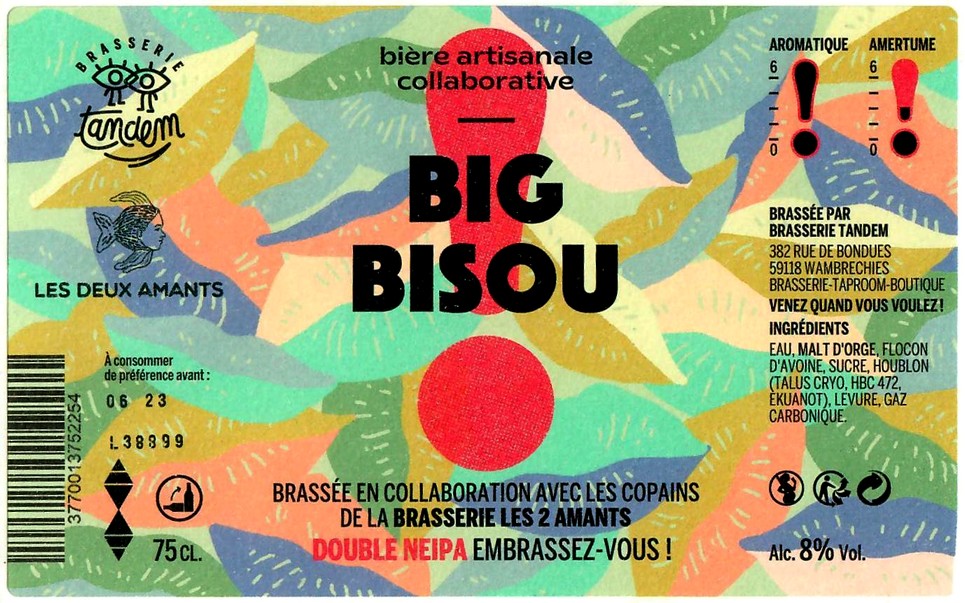 Etiquette BRASSERIE TANDEM 04