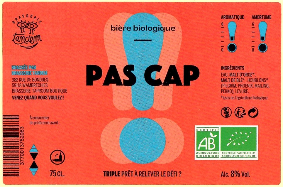 Etiquette BRASSERIE TANDEM 27