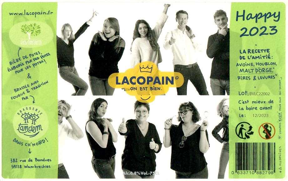 Etiquette BRASSERIE TANDEM 32