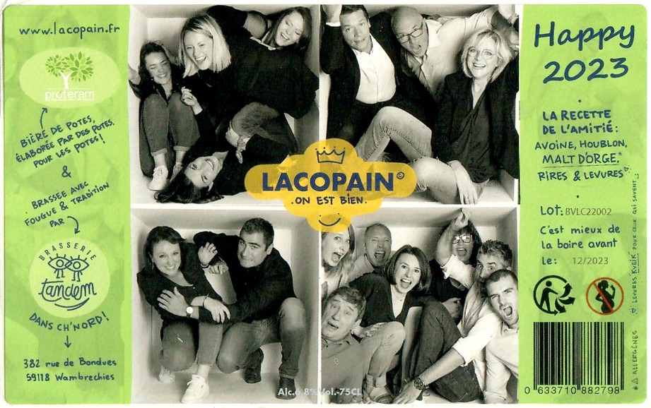 Etiquette BRASSERIE TANDEM 33