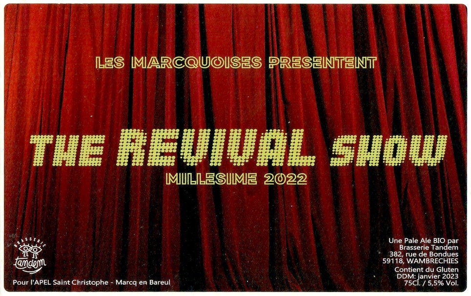 Etiquette BRASSERIE TANDEM 48